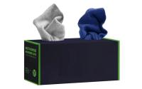 Glosswork Fiber Box Универсальные салфетки из микрофибры 50шт (25 серых и 25 синих)
