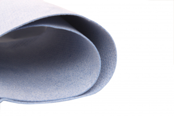 Glosswork Chamois Cloth Perforated, 50x45cm, 300gsm, синий, искусственная замша перфорированная